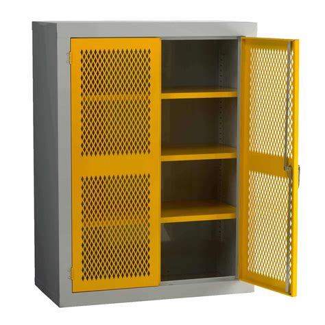 storage cabinet with doors metal